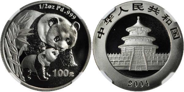 100 Юань Китайская Народная Республика Palladium 