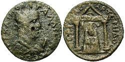 10 Assarion Римська імперія (27BC-395) Бронза Галліен (218-268)