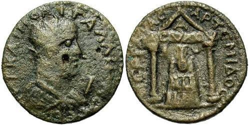 10 Assarion Римська імперія (27BC-395) Бронза Галліен (218-268)