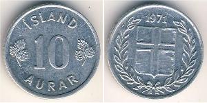 10 Aurar Islanda Alluminio 
