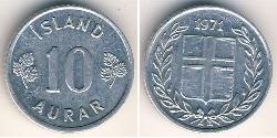 10 Aurar Iceland 铝 