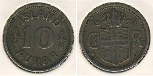 10 Aurar Iceland 銅/镍 