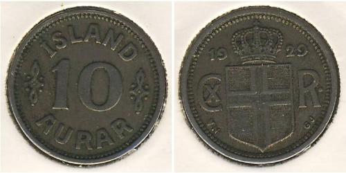 10 Aurar Iceland 銅/镍 