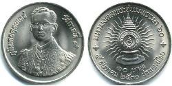 10 Baht Thailand Kupfer/Nickel 