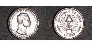 10 Baht Tailandia Plata 