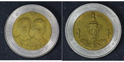 10 Baht Thaïlande  