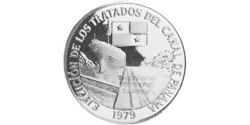 10 Balboa Panamá Plata 