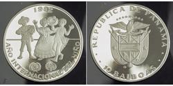 10 Balboa Republic of Panama Silver 