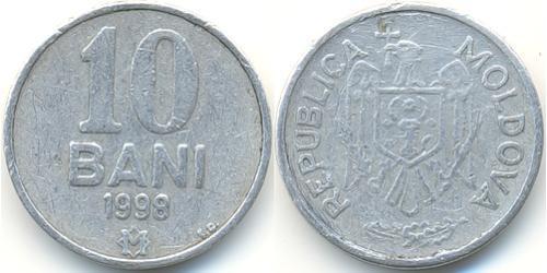 10 Ban Moldavia (1991 - ) Alluminio 