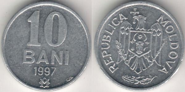 10 Ban Moldavia (1991 - ) Alluminio 
