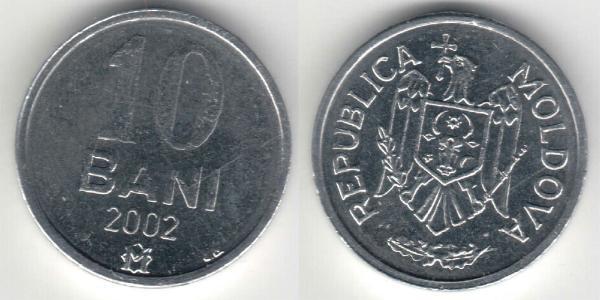 10 Ban Moldavia (1991 - ) Alluminio 