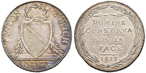 10 Batz Suiza Plata 