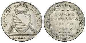 10 Batz Schweiz Silber 