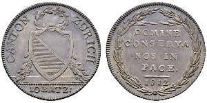 10 Batz Schweiz Silber 