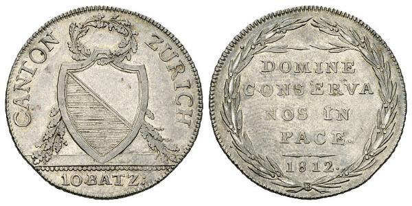 10 Batz Schweiz Silber 