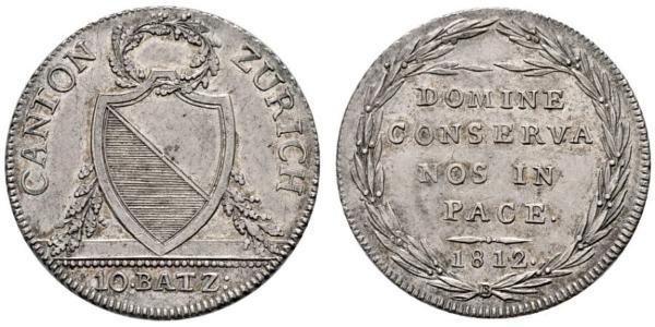 10 Batz Switzerland Silver 