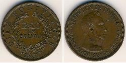 10 Bolivar Plurinational State of Bolivia (1825 - ) Bronze 