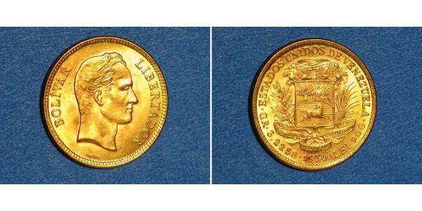 10 Bolivar Venezuela Gold Simon Bolivar (1783 - 1830)