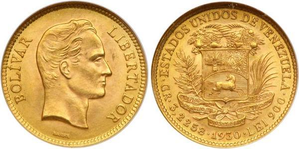 10 Bolivar Venezuela Gold Simon Bolivar (1783 - 1830)