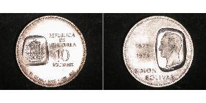 10 Bolivar Venezuela Plata 