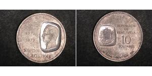 10 Bolivar Venezuela Plata 