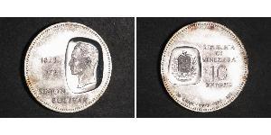 10 Bolivar Venezuela Plata 