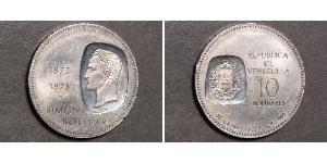 10 Bolivar Venezuela Silber 