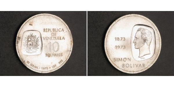 10 Bolivar Venezuela Silber 