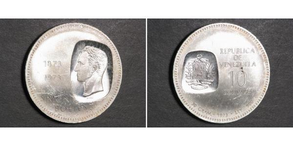10 Bolivar Venezuela Silber 
