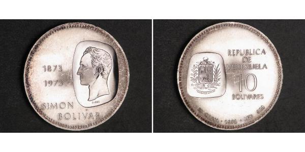 10 Bolivar Venezuela Silver 