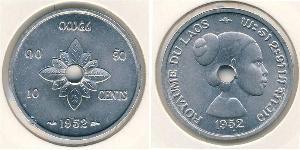 10 Cent Laos Alluminio 