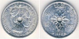 10 Cent Laos Alluminio 