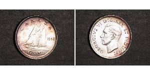 10 Cent Canada Argent George VI (1895-1952)