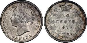 10 Cent Canada Argent Victoria (1819 - 1901)