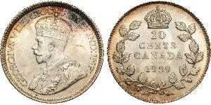 10 Cent Canada Argent George V (1865-1936)