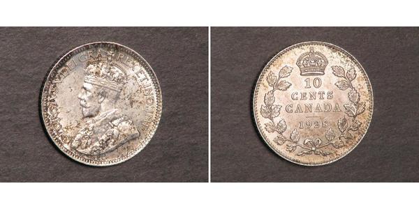 10 Cent Canada Argent George V (1865-1936)