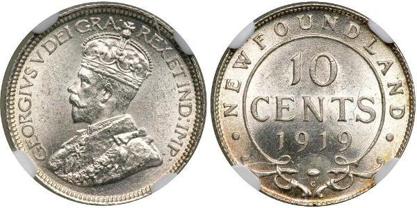 10 Cent Canada Argent George V (1865-1936)