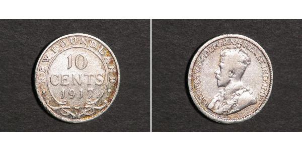 10 Cent Canada Argento Giorgio V (1865-1936)