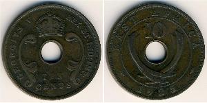 10 Cent África Oriental Bronce Jorge V (1865-1936)