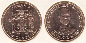 10 Cent Jamaica (1962 - ) Bronze 