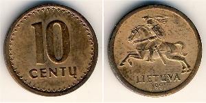 10 Cent Lithuania (1991 - ) Bronze 