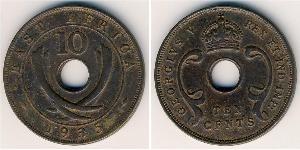 10 Cent Ostafrika Bronze George V (1865-1936)