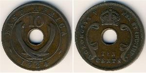 10 Cent Ostafrika Bronze George V (1865-1936)