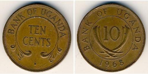 10 Cent Uganda Bronze 