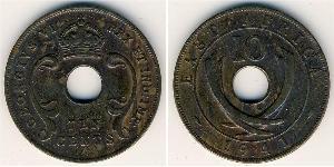 10 Cent Africa orientale Bronzo Giorgio VI (1895-1952)