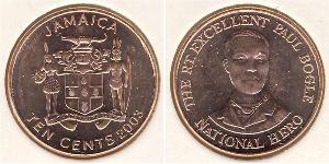 10 Cent Giamaica (1962 - ) Bronzo 