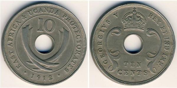 10 Cent East Africa Copper/Nickel 