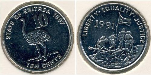 10 Cent Eritrea Copper/Nickel 