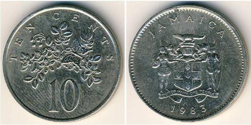 10 Cent Jamaica (1962 - ) Copper/Nickel 