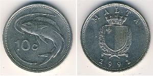 10 Cent Malta Copper/Nickel 